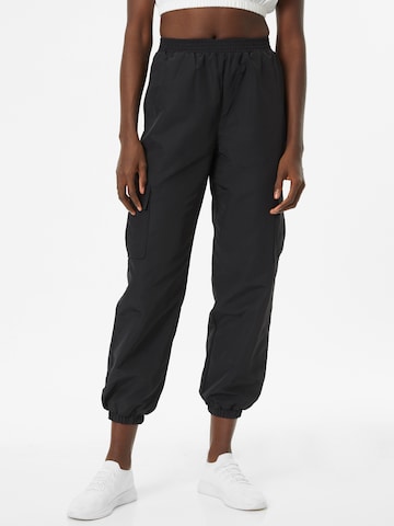 Effilé Pantalon cargo 'TESSIE' VERO MODA en noir : devant