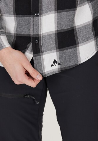 Whistler Regular fit Athletic button up shirt 'Caspar' in Black
