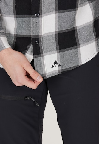 Whistler Regular fit Athletic Button Up Shirt 'Caspar' in Black