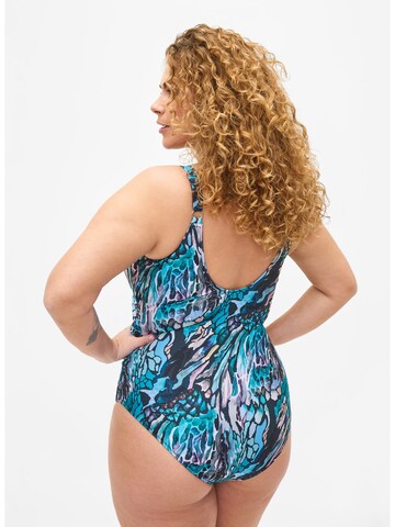 Maillot de bain 'Smikka' Swim by Zizzi en bleu