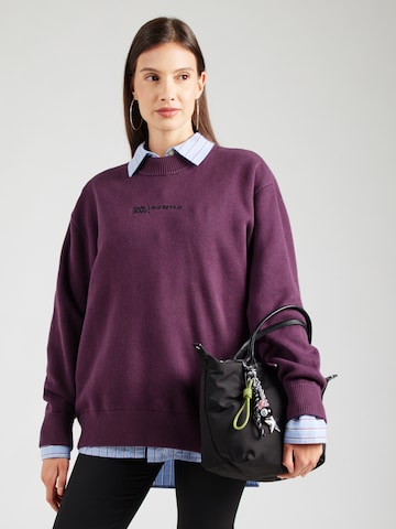 KARL LAGERFELD JEANS Pullover in Lila: Vorderseite