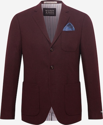 Coupe regular Veste de costume SCOTCH & SODA en rouge : devant