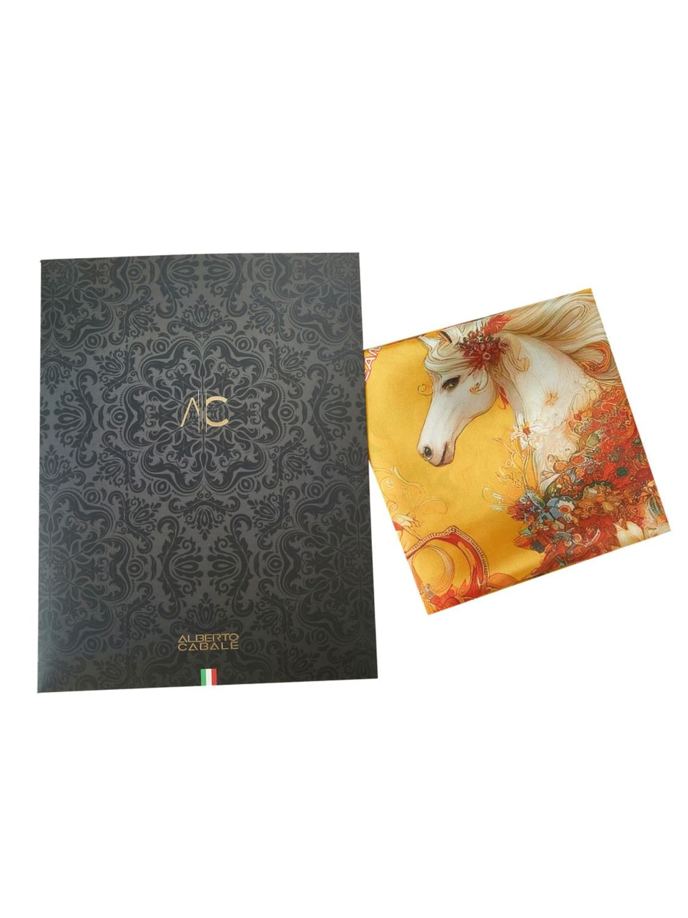 alberto cabale - Chal 'Dream Garden Cléo' en amarillo