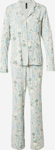 HunkemöllerPidžama - zelena boja: prednji dio