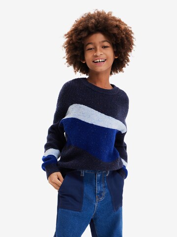 Desigual Sweater in Blue: front