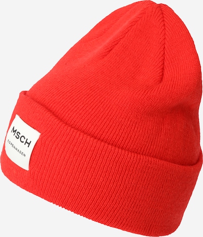 Megzta kepurė 'Mojo' iš MSCH COPENHAGEN, spalva – raudona / juoda / balta, Prekių apžvalga