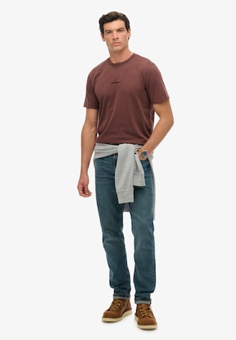 T-Shirt Superdry en rouge