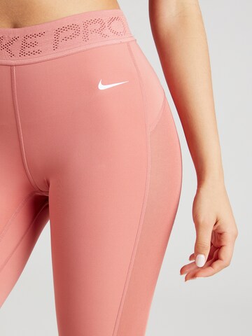 NIKE Skinny Sportovní kalhoty 'Pro' – pink