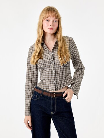 Koton Bluse in Braun: Vorderseite