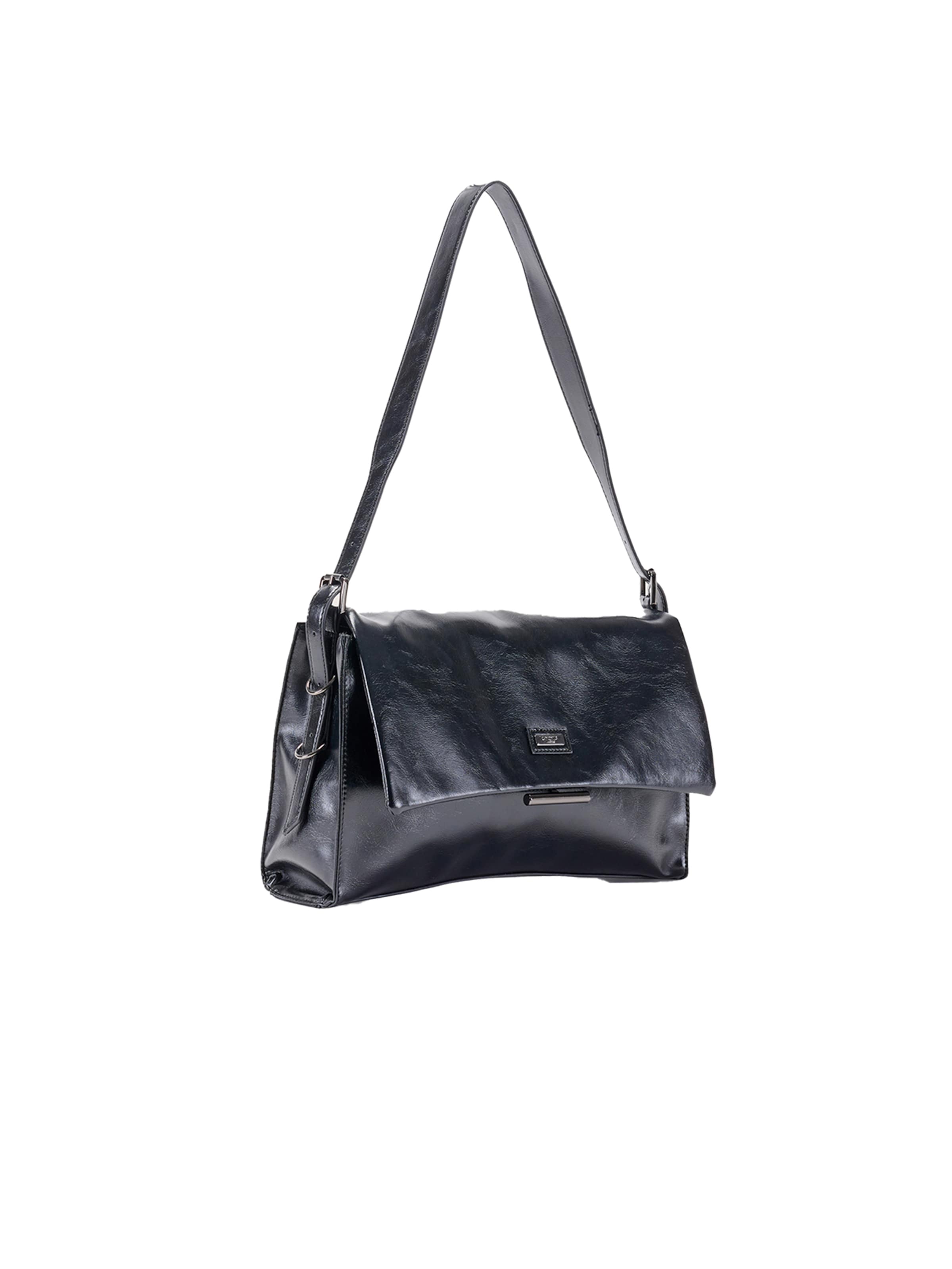 Camomilla Italia Shoulder Bag in Black: front
