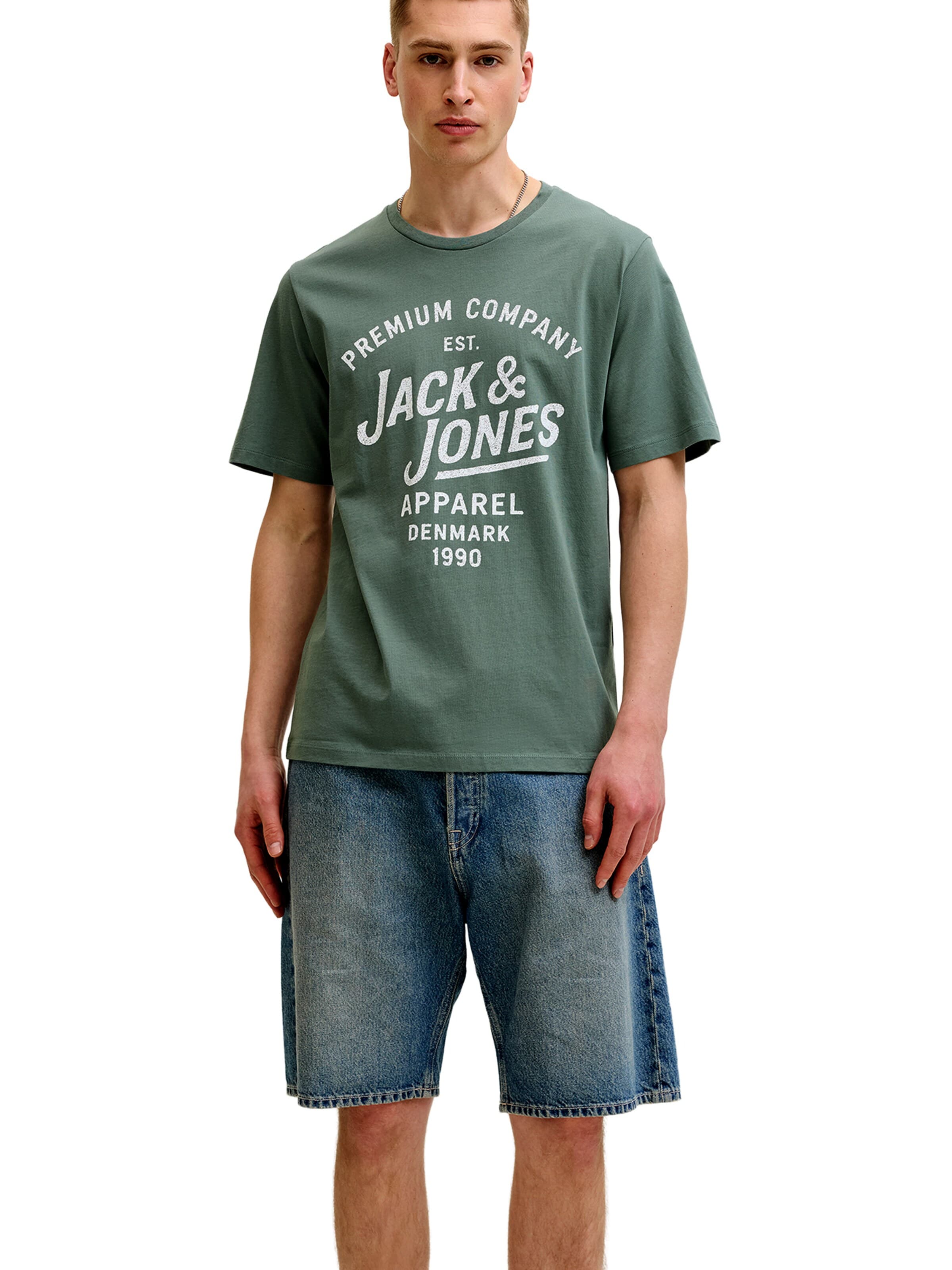 JACK & JONES Shirt 'Bluzane'‌‌‌ in Grün