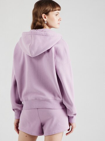 Abercrombie & Fitch Sweat jacket in Purple