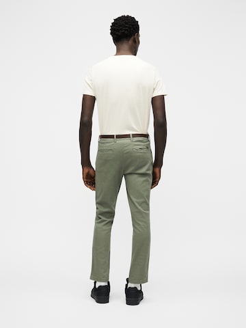 JACK & JONES regular Παντελόνι τσίνο 'JPSTMARCO ADAM' σε πράσινο