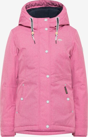 Schmuddelwedda Winter Jacket in Pink: front