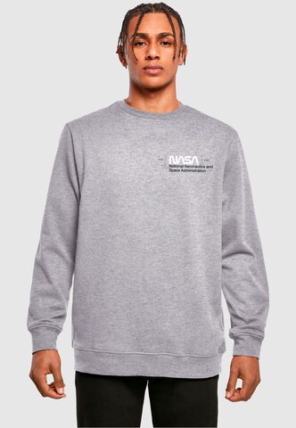 Sweat-shirt Merchcode en gris : devant