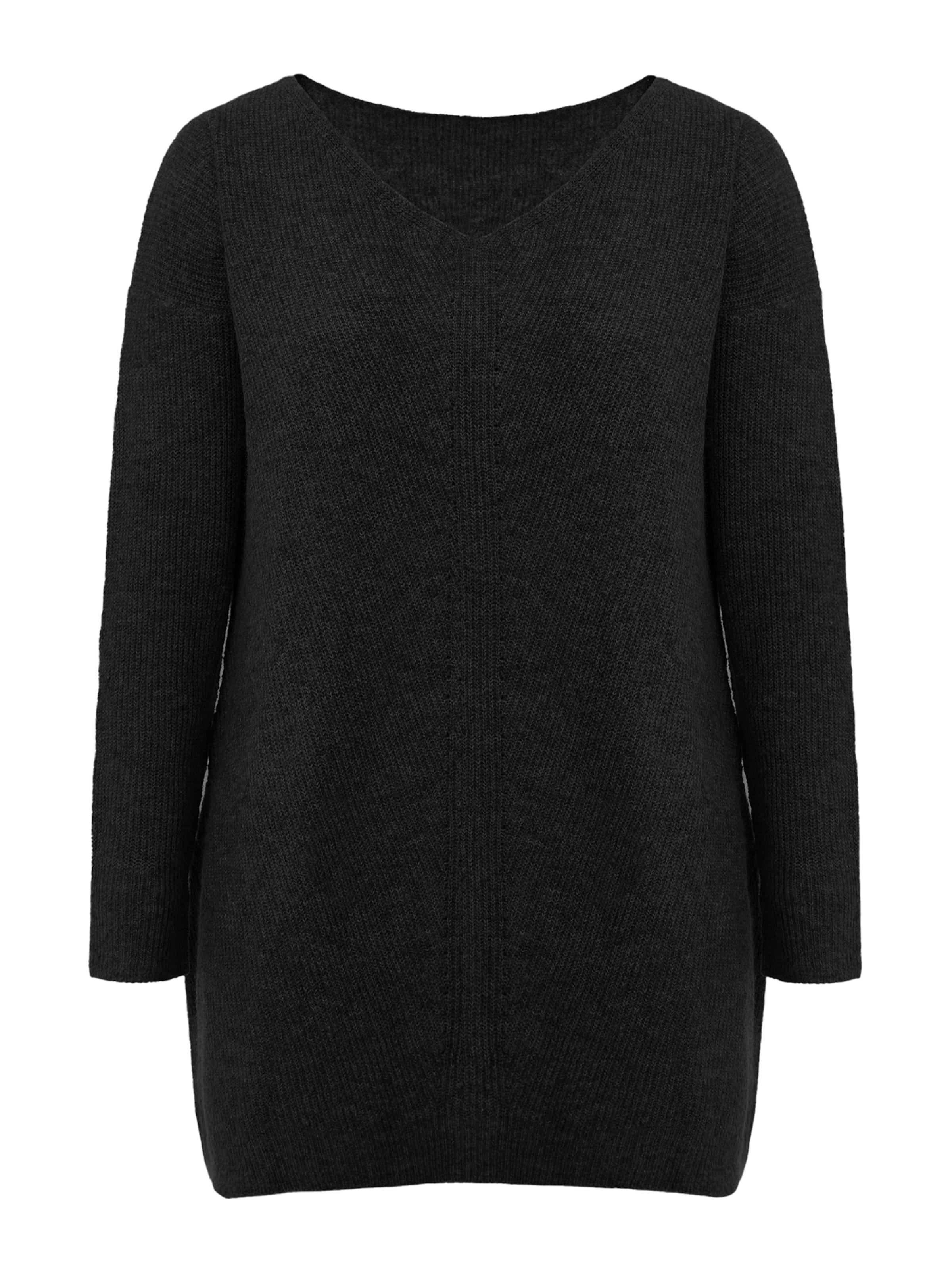 Imily Bela Kootud kleit, värv must: eest vaates