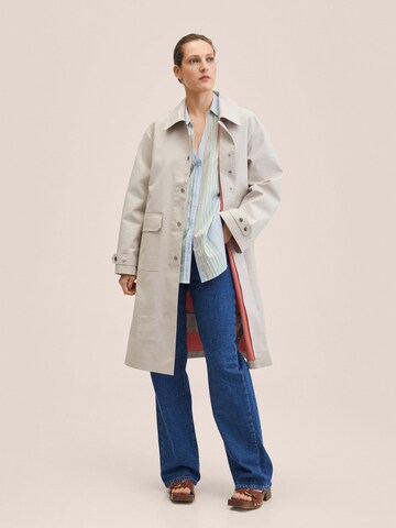 Manteau mi-saison 'KANGURO' MANGO en beige