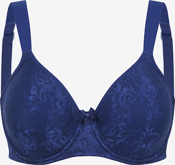 NUANCE T-shirt Bra in Blue: front