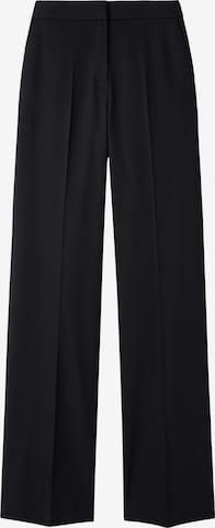 Regular Pantalon à plis adl en noir : devant