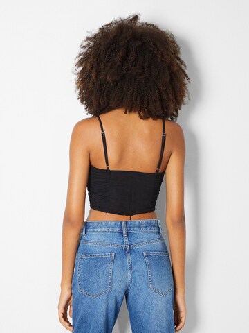 Bershka Top in Zwart