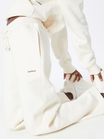 Soulland - regular Pantalón 'Ada' en blanco