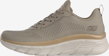 SKECHERS Platform trainers 'Bobs B Flex Hi' in Brown: front