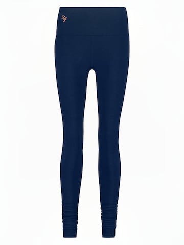 Urban Goddess Yoga & Activewear Slim fit Leggings 'Satya Yoga & Pilates' in Blue: front