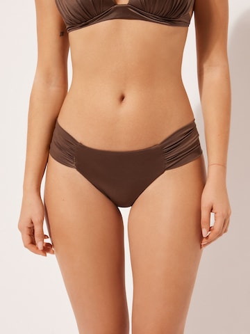 CALZEDONIA Bikinihose in Braun: Vorderseite