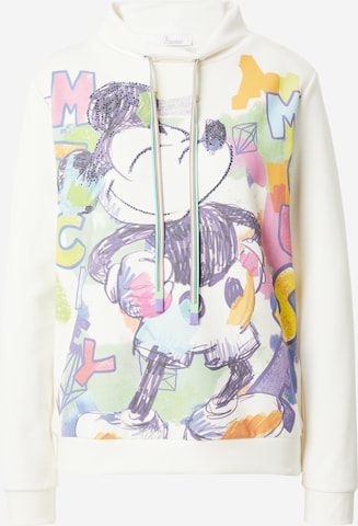 PRINCESS GOES HOLLYWOOD Sweatshirt 'Mickey' in Weiß: predná strana