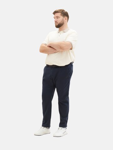Regular Pantalon TOM TAILOR Men + en bleu