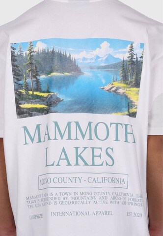 Dropsize Shirt 'LAKES' in White