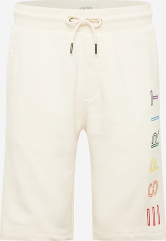 ESPRIT Regular Pants in Beige: front