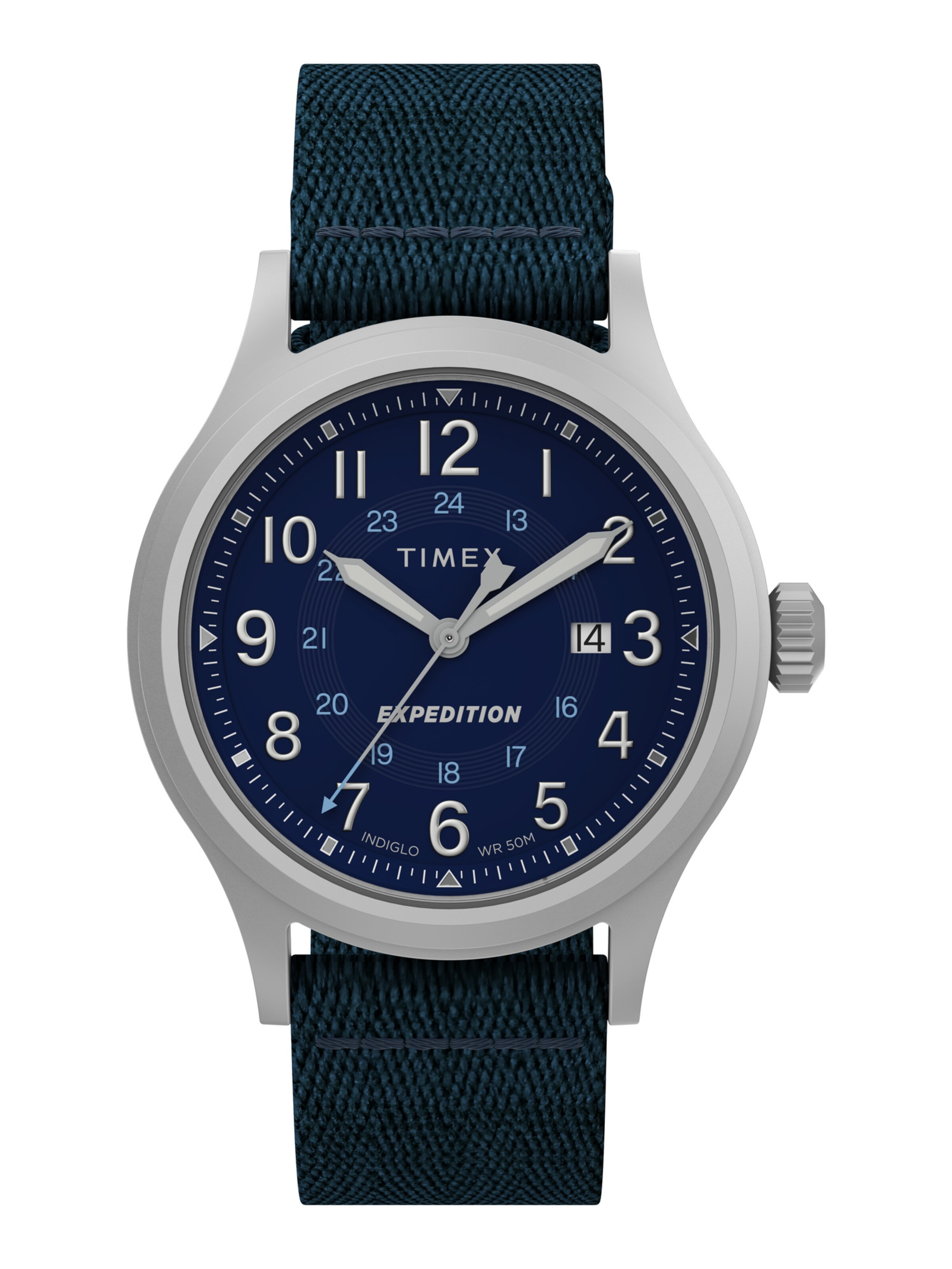 Montre à affichage analogique 'Expedition North' TIMEX en bleu : devant