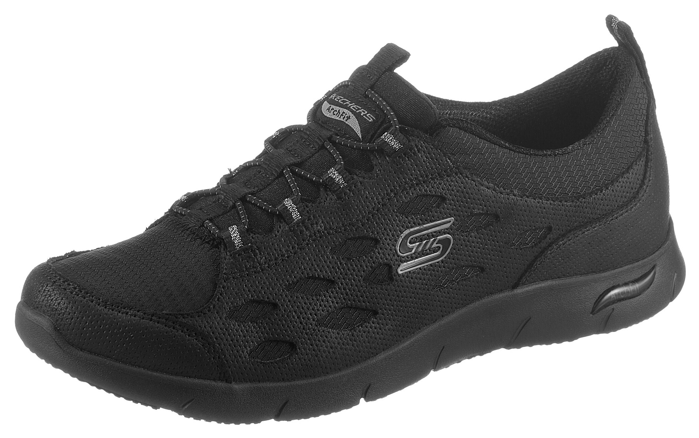 Frauen Halbschuhe SKECHERS Schnürschuh in Schwarz - VK74835 Frauen Halbschuhe SKECHERS Schnürschuh in Schwarz - VK74835