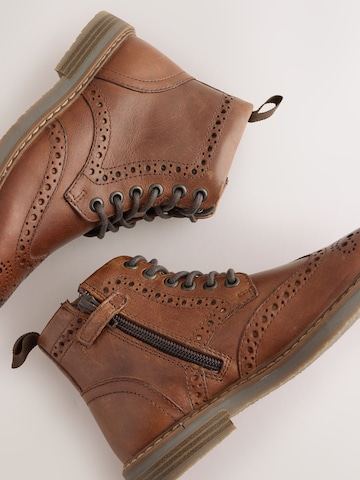 Next Schnürstiefelette in Braun