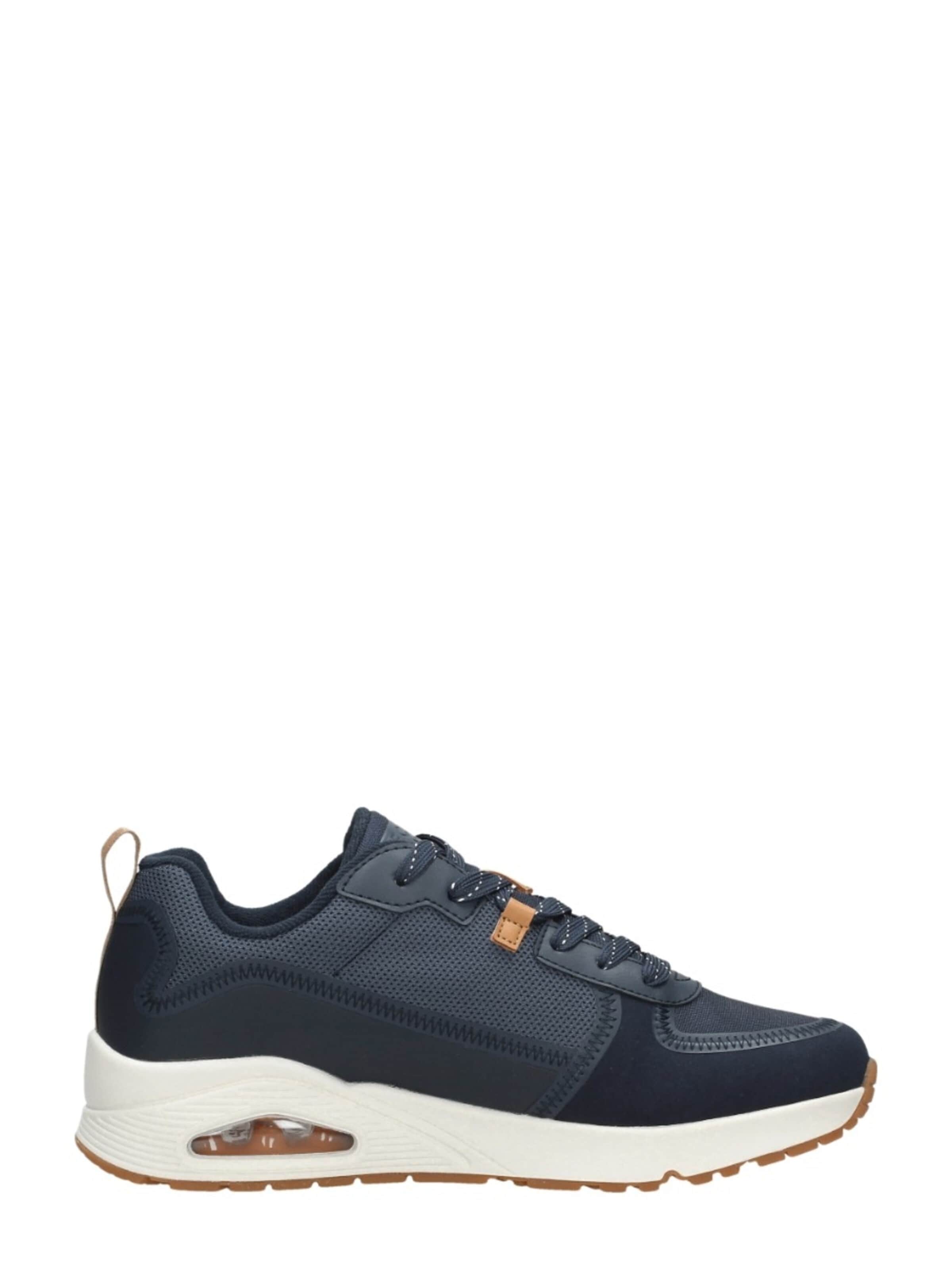SKECHERS Sneakers laag 'Uno - Layover' in Blauw
