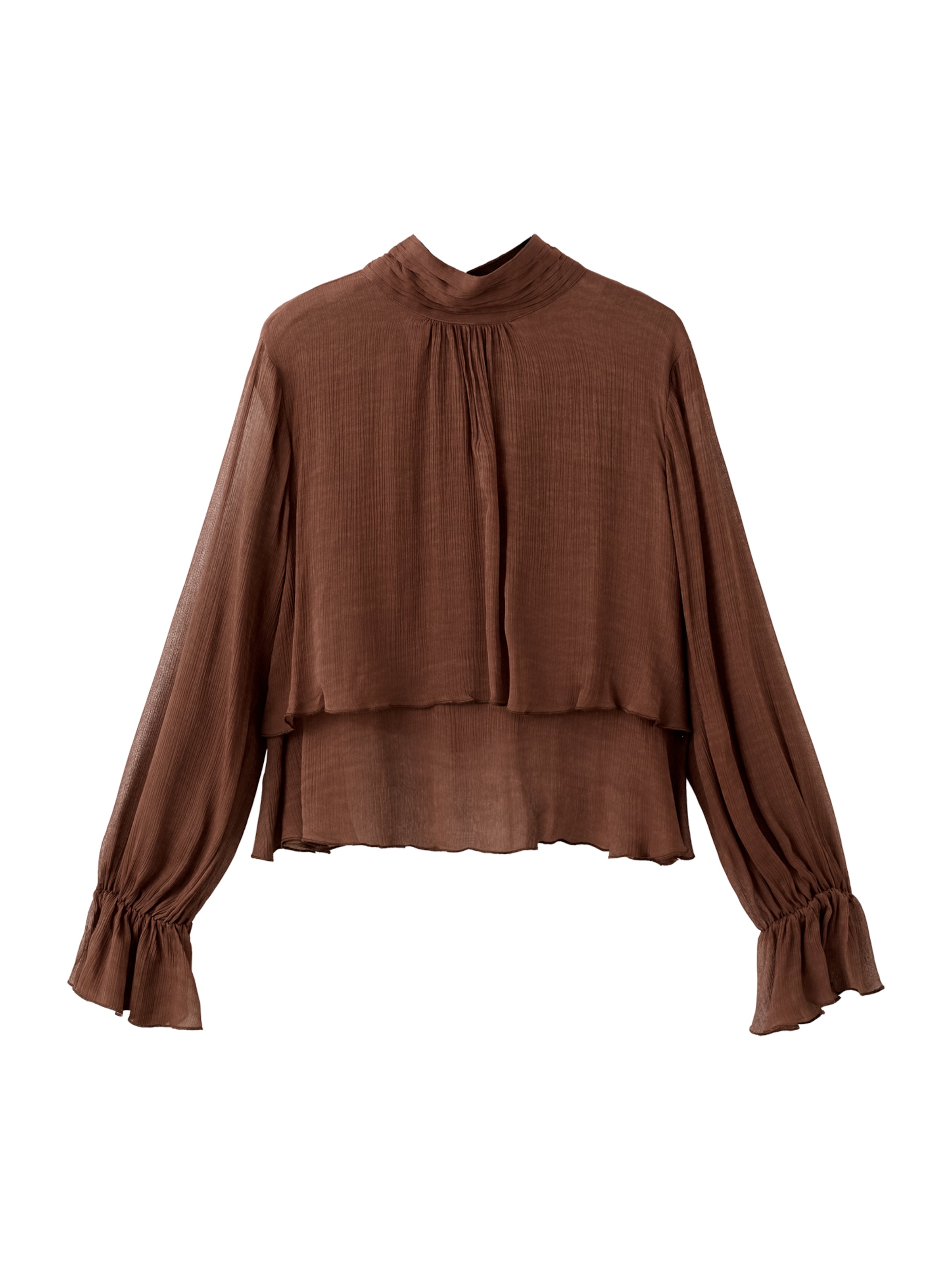 MANGO Bluzka 'Choco' w kolorze brązowym, Podgląd produktu