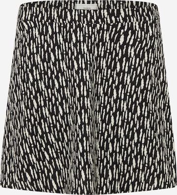 Guido Maria Kretschmer Curvy Skirt 'Frej' in Black: front