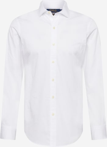 Polo Ralph Lauren - Slim Fit Camisa em branco: frente