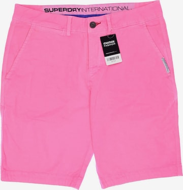 Superdry Shorts 33 in Pink: predná strana