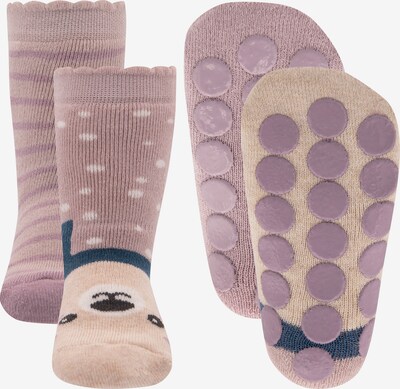 EWERS Socks in Beige / Pink / White, Item view