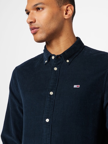 Tommy Jeans - Regular Fit Camisa em azul