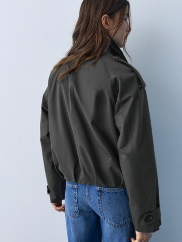 Pull&Bear Between-seasons coat in Grey