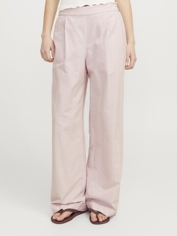 JJXX Wide leg Pleat-front trousers 'JXSiva' in Purple: front