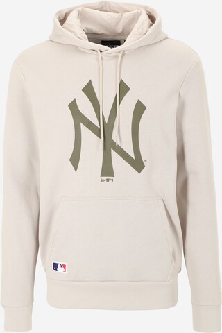 NEW ERA Sweatshirt 'MLB New York Yankees' in Beige: predná strana
