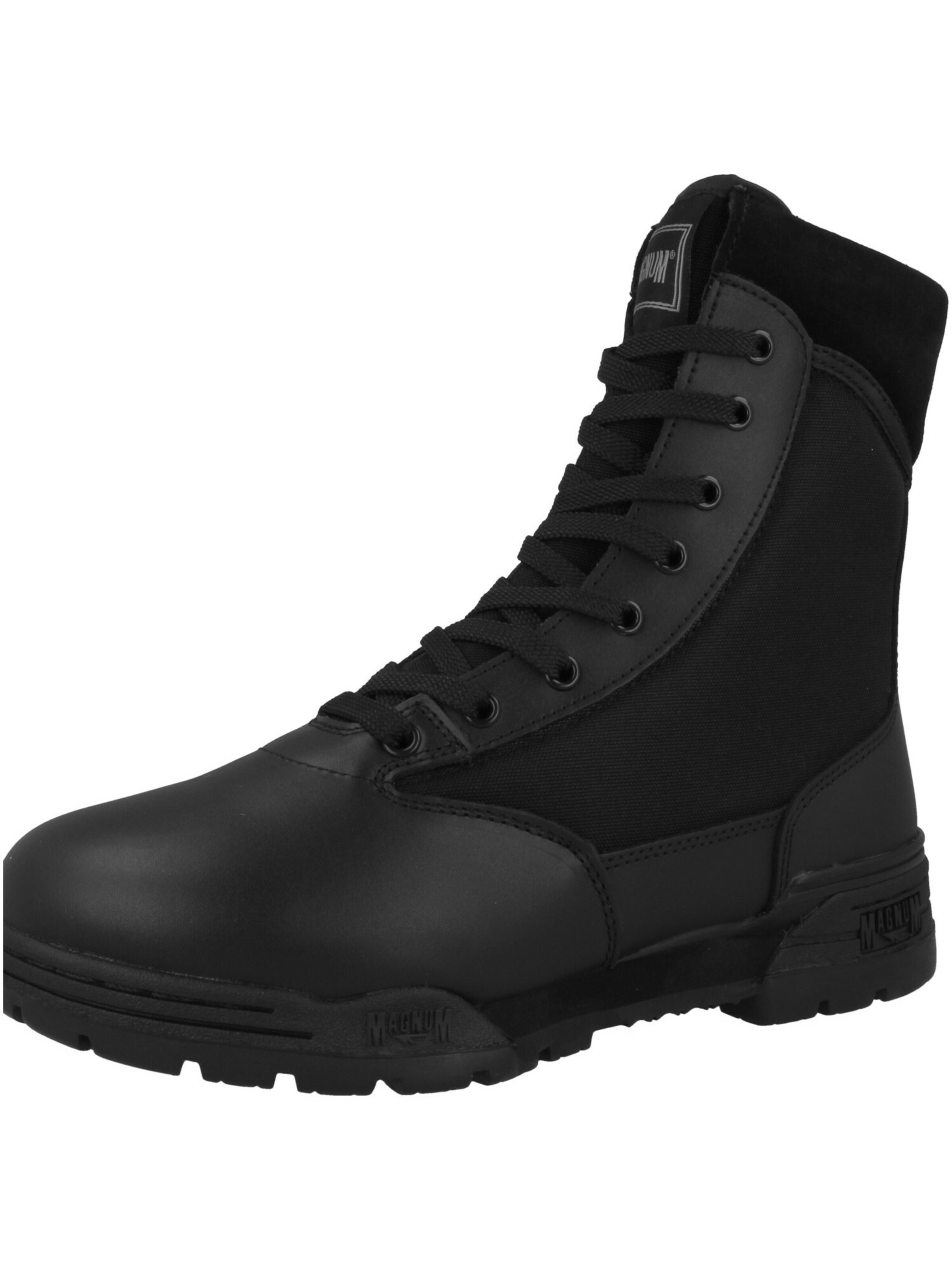 MAGNUM Schnürboots 'Classic' in Schwarz: Vorderseite