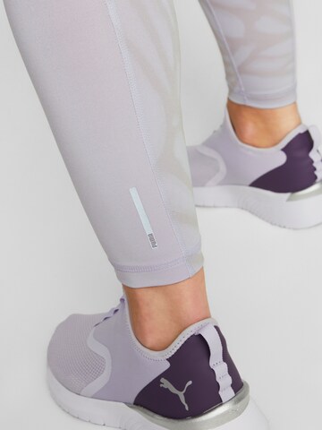 PUMA Skinny Sporthose in Lila