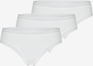 Mey Boyshorts 'Modal Lace' in White: front