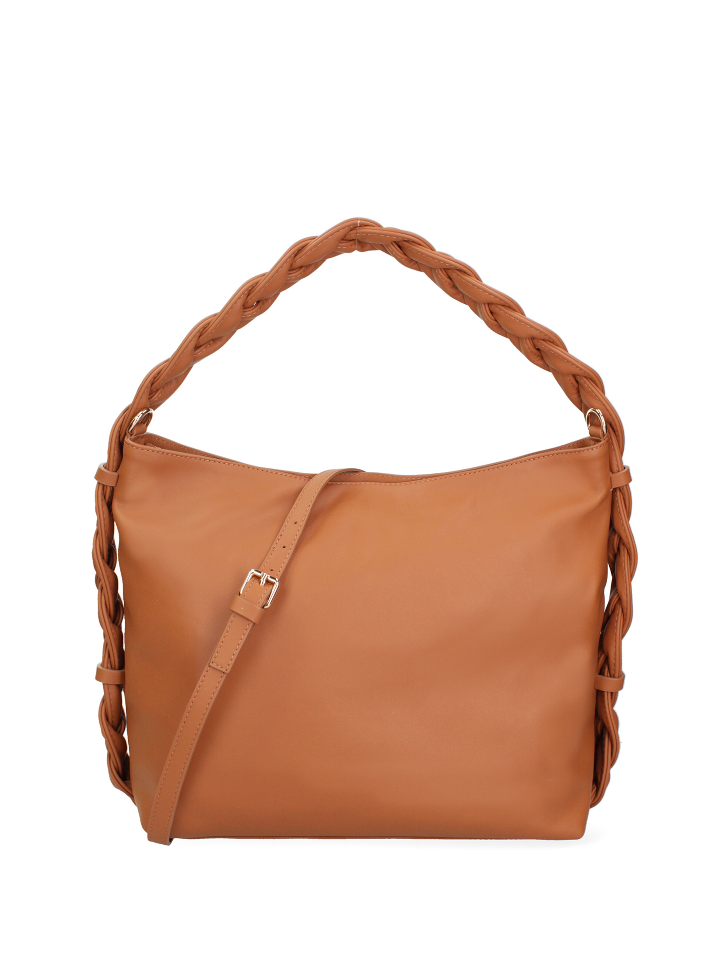 Borsa a spalla di Gave Lux in marrone: frontale