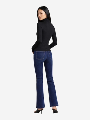 Top 'GRETA HIGH NECK LS K V6BP11 K6907' di GUESS in nero